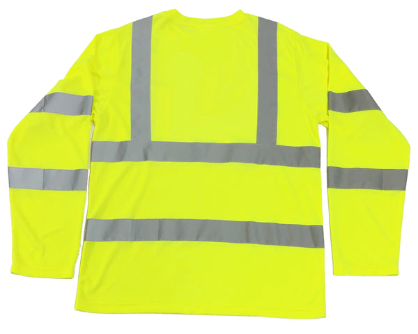 Reflective Safety Work Long Sleeve T Shirt