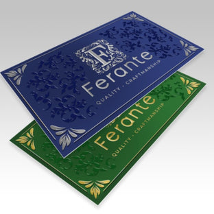 Dual Raised Business Cards