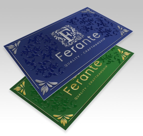 Dual Raised Business Cards