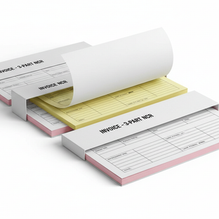 3-part NCR Form Pads w Wraparound Cover