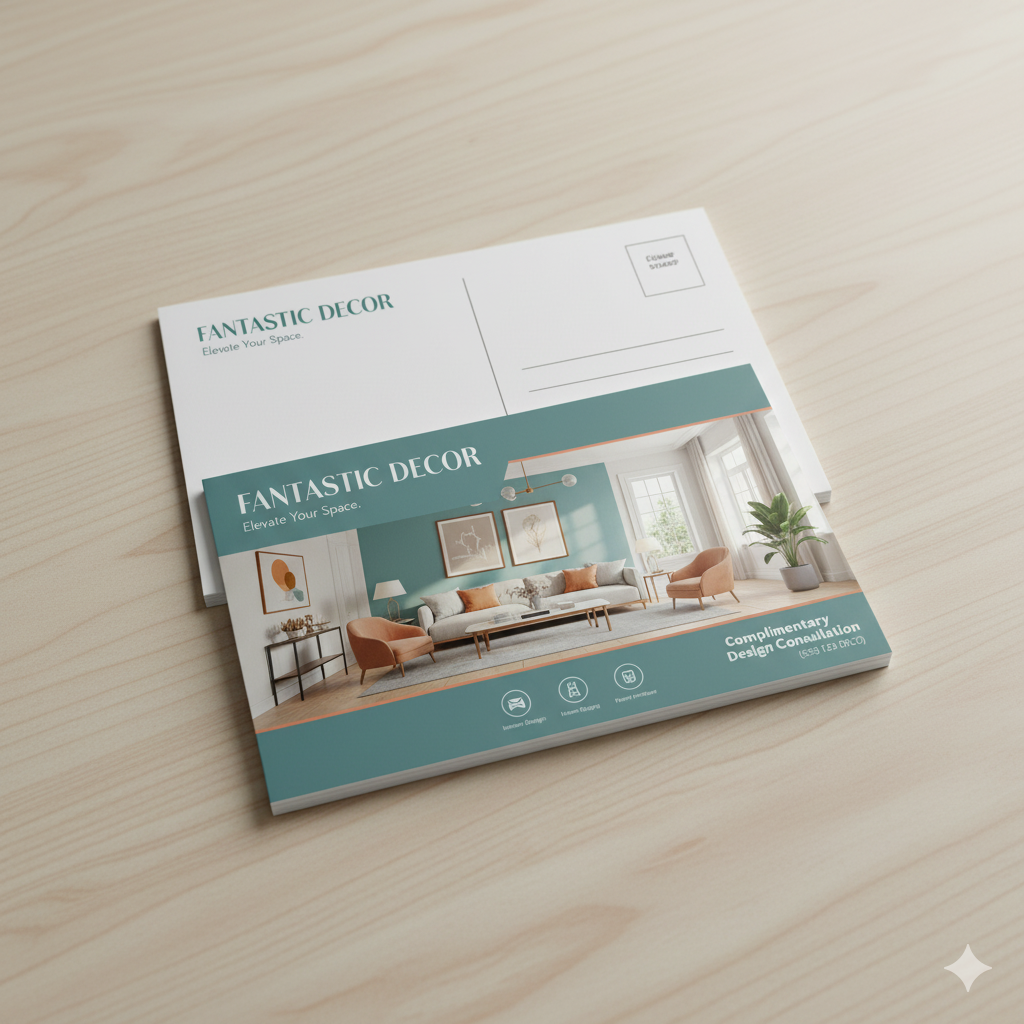 Direct Mail Half-Fold Flyers and Brochures