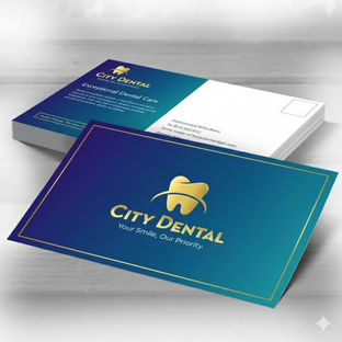 Raised Foil Postcards