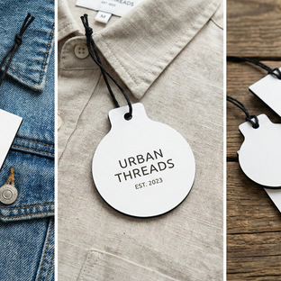 Black Edge Hang Tags