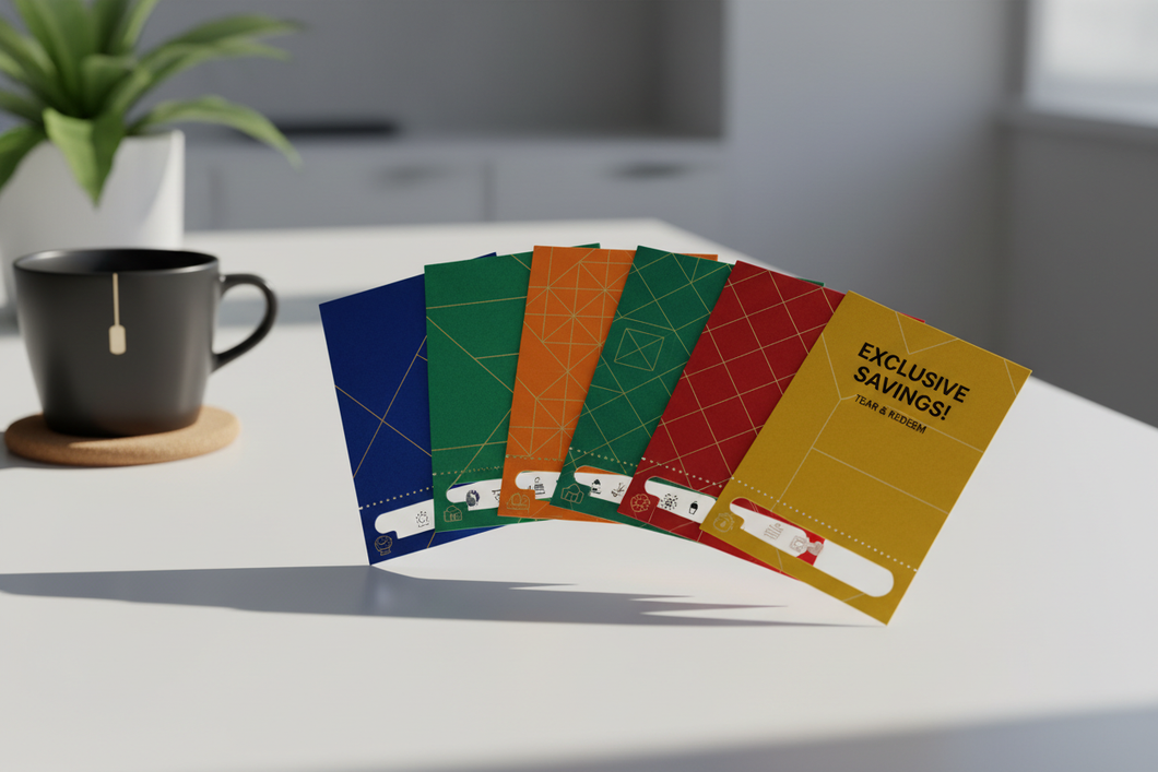 Attractive Tear Off Cards