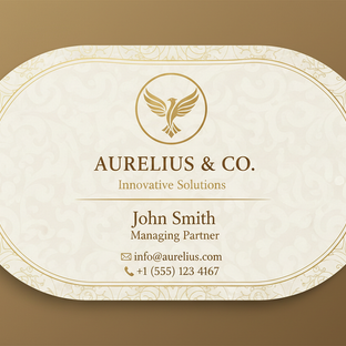 Oval Business Cards