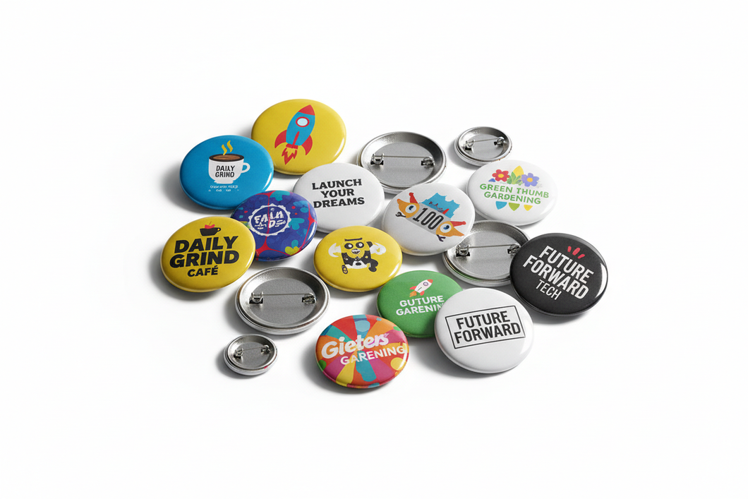 Custom Promotional Buttons