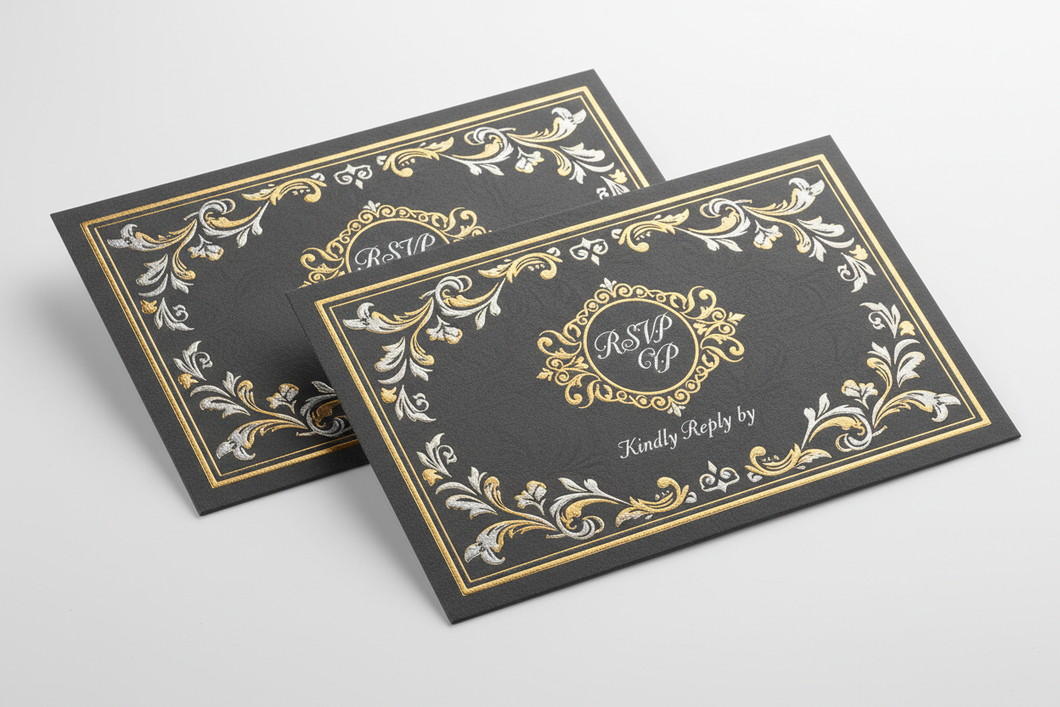 Dual-Raised RSVP Cards