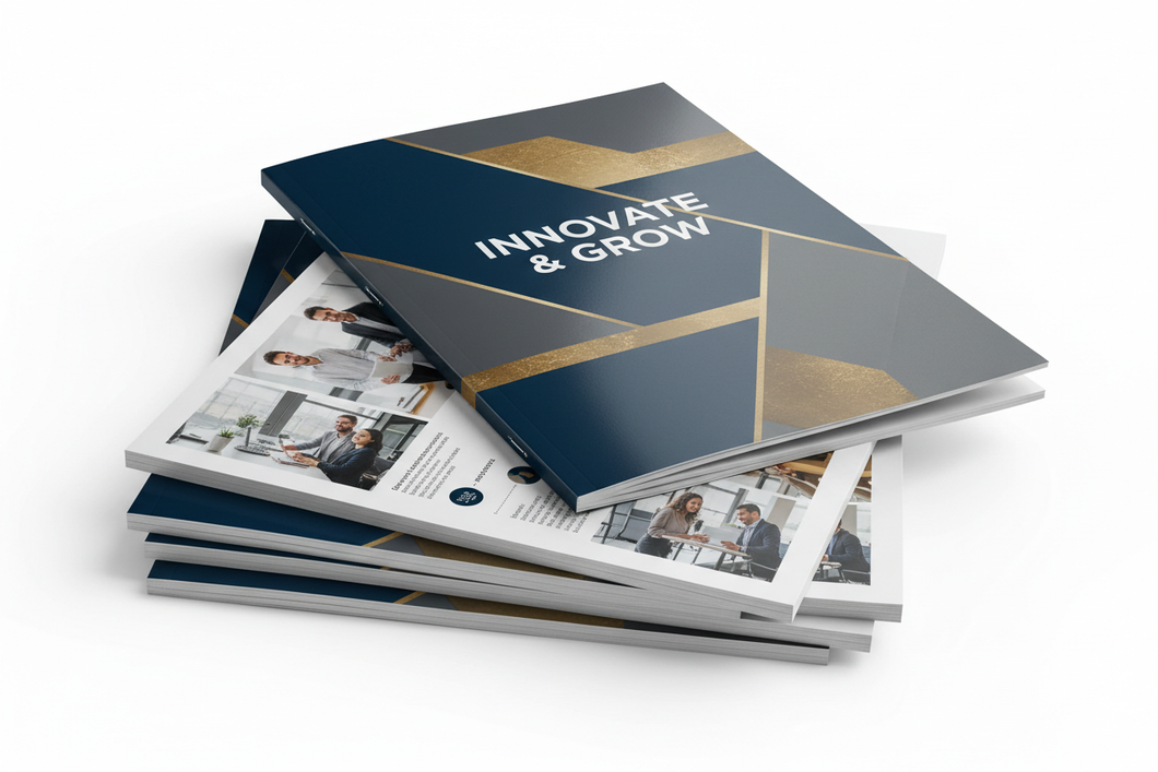 Gloss Cover Booklet with AQ Coating