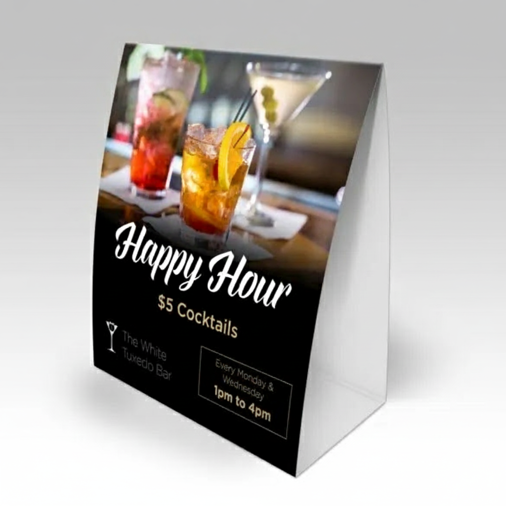 Happy Hour Table Tent