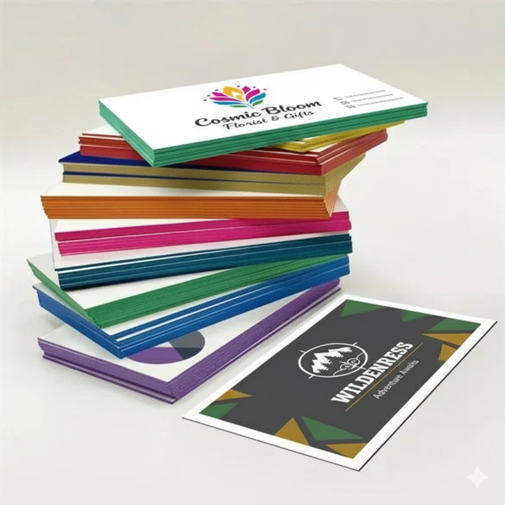 Painted Edge Business Cards