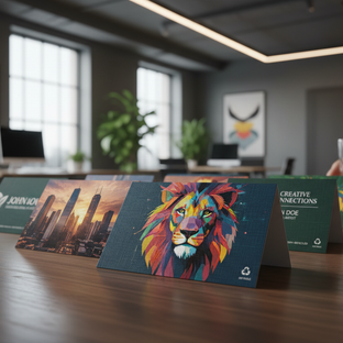 100lb Cover Linen Trading Cards