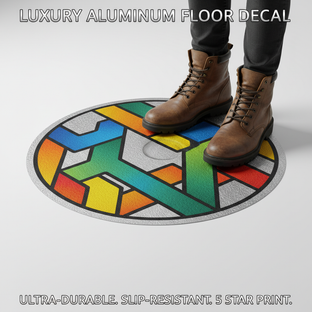 Aluminium Floor Graphics