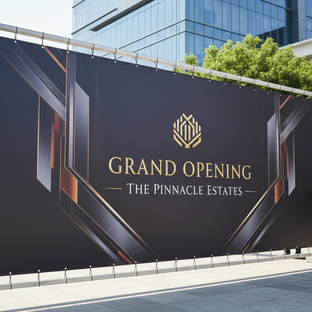 Blockout Vinyl Single-Sided Banner