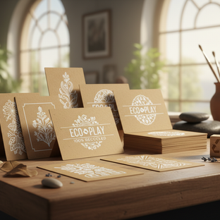 Brown Kraft Trading Cards