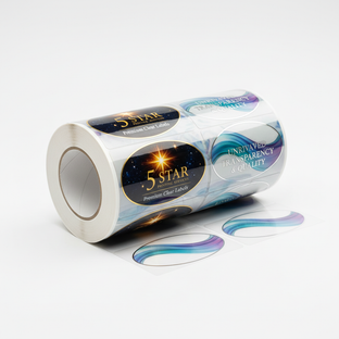 Clear BOPP Roll Labels