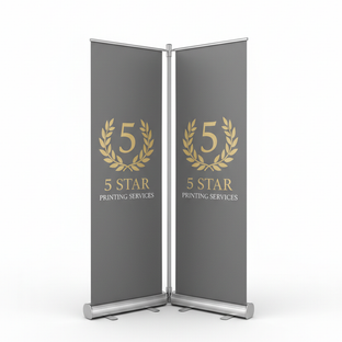 Deluxe Double-Sided Retractable Banner Stands