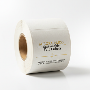 Eggshell Felt Roll Labels