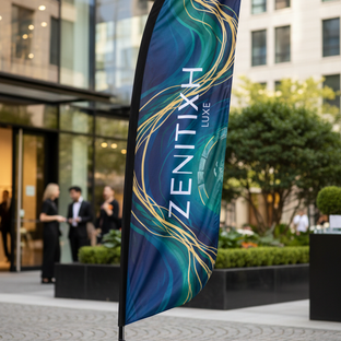 Single and Double Sided Feather Flags