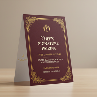 Table Tent Cards