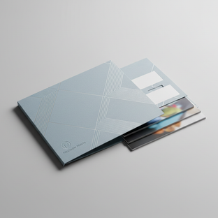 Glue-Less 9x12 Presentation Folder