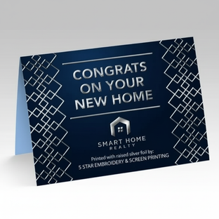 Raised Foil Greeting Cards