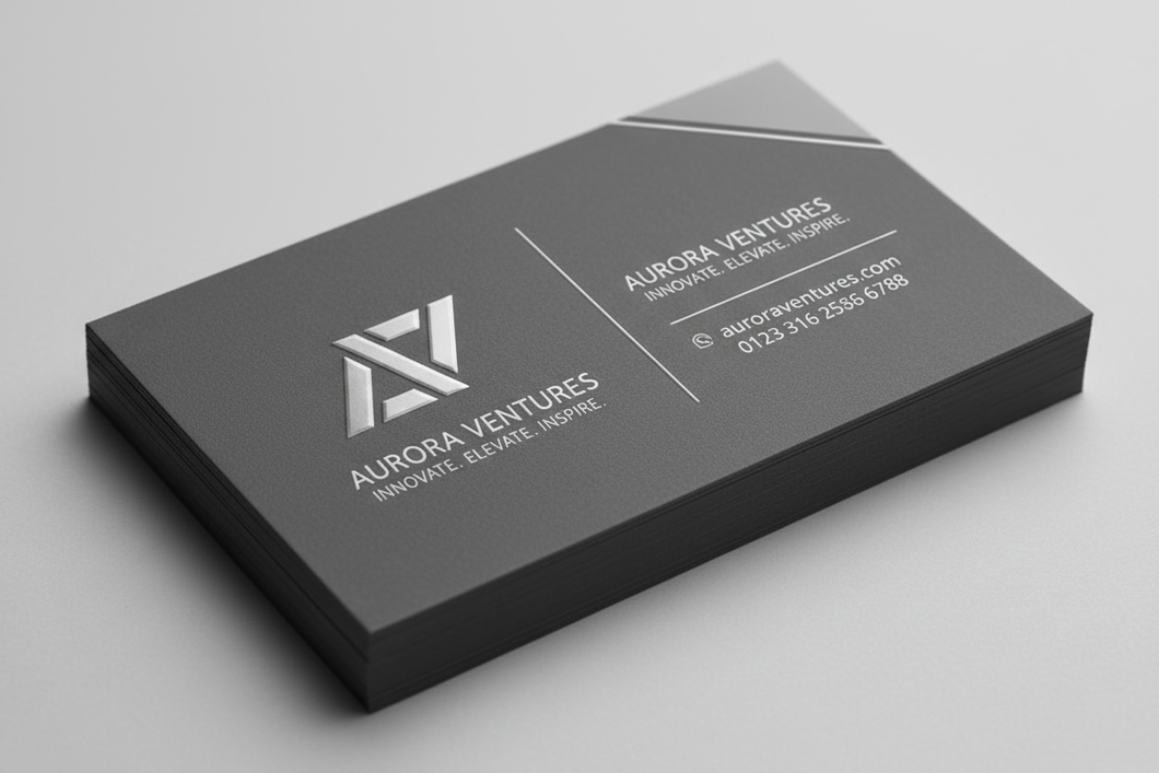 Raised spot UV Business Cards image