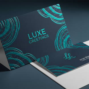 Raised Spot UV Greeting Cards