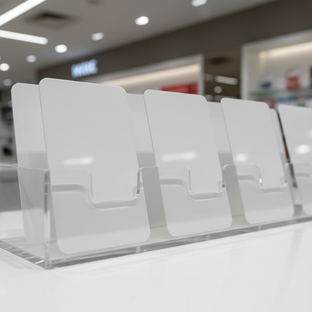 White PVC Counter Cards