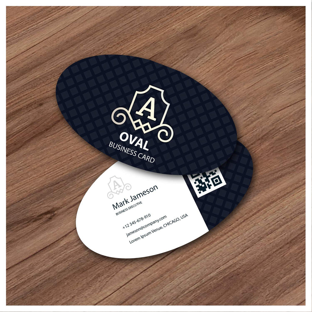 Business Cards Oval