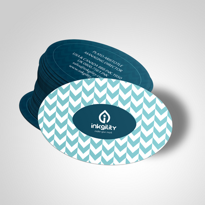 Business Cards Oval